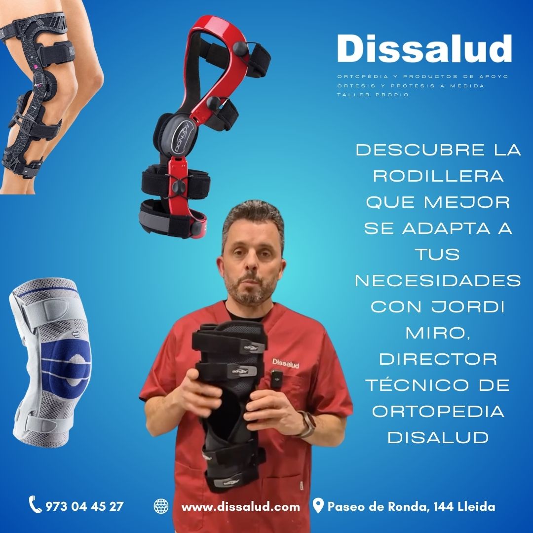Ortopedia Lleida Dissalud Rodilleras