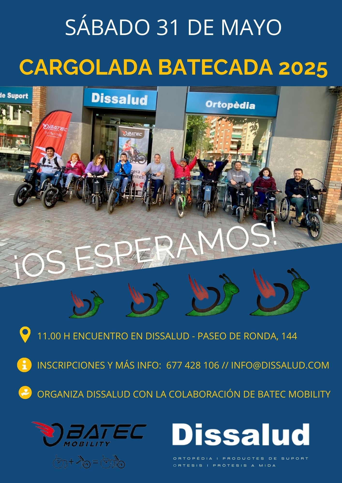 Dissalud Ortopedia Lleida Cargolada Batecada 2025 cast