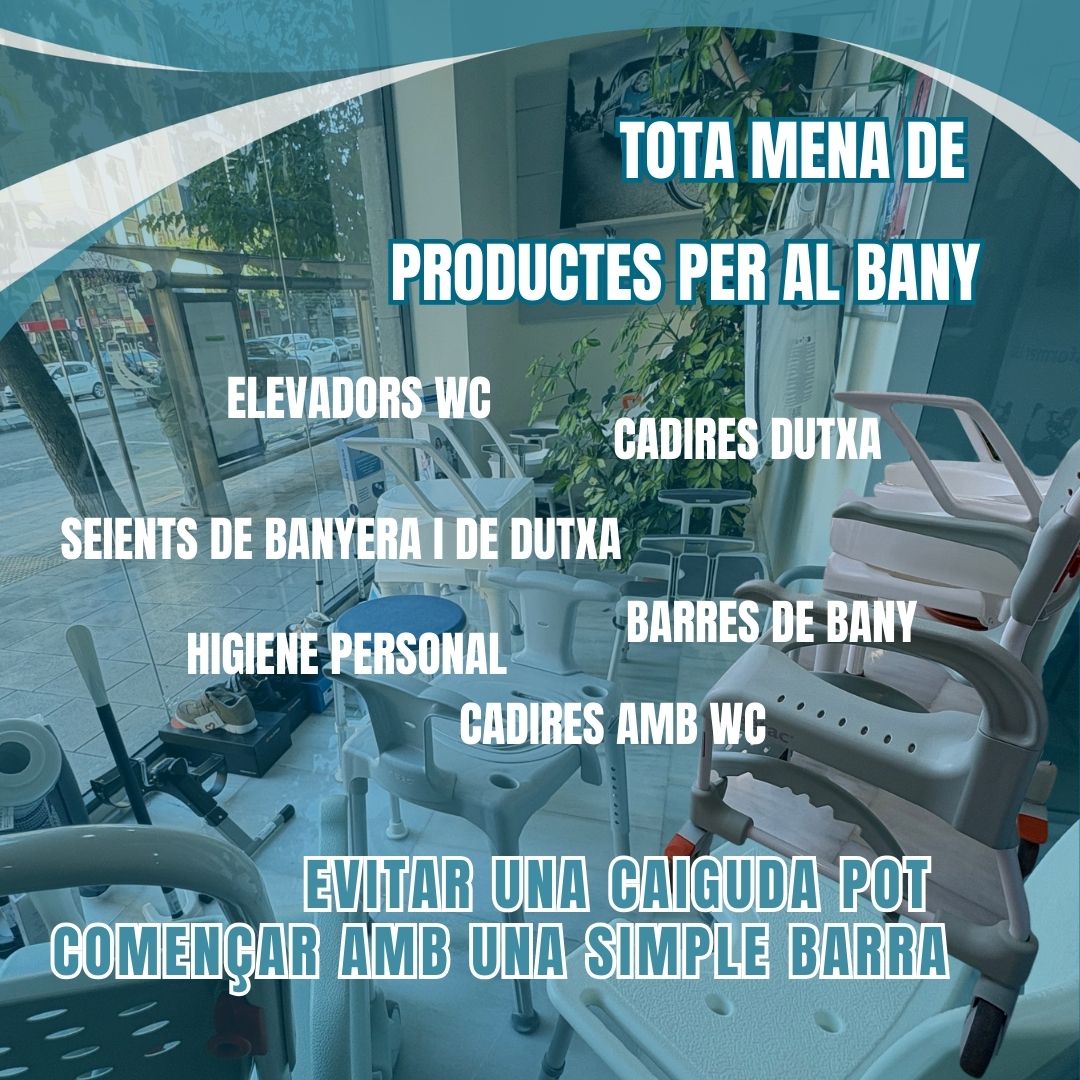 Ortopedies a Lleida cadires bany i dutxa elevadors WC Dissalud 3