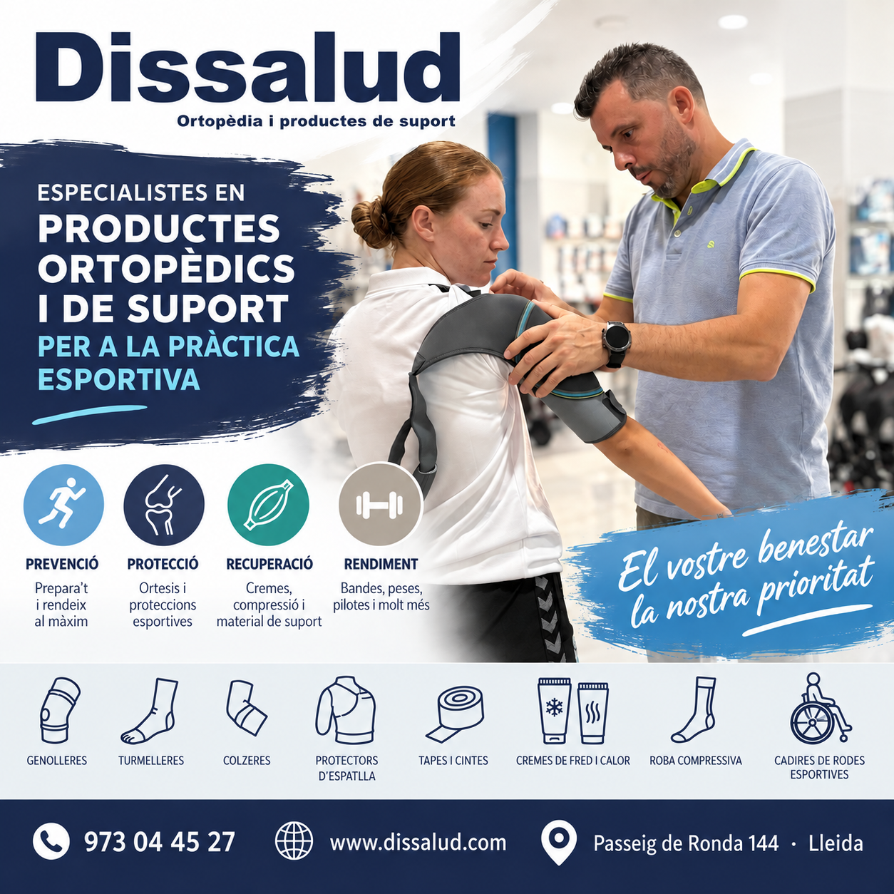 Ortopèdia i productes de suport Lleida