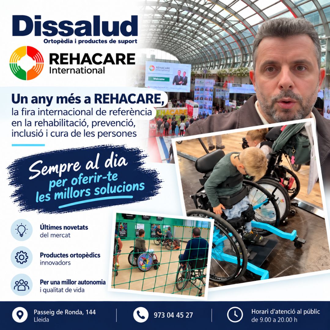 Ortopedies a Lleida Dissalud a la Fira REHACARE